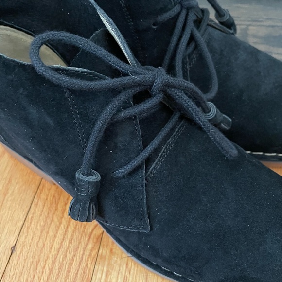 Hush Puppies Cyra Catelyn Boots Women’s Size 8 Black Suede - Picture 5 of 7